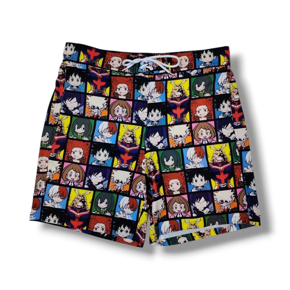 Funimation My Hero Academia Board Swim Shorts Men's Large (36/38) Anime